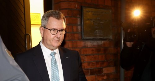 LIVE: DUP statement as party confirms Jeffrey Donaldson charged with historical offences