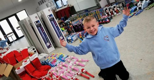 Autistic boy, 8, who was ‘freaked out’ by Christmas helping other kids enjoy it