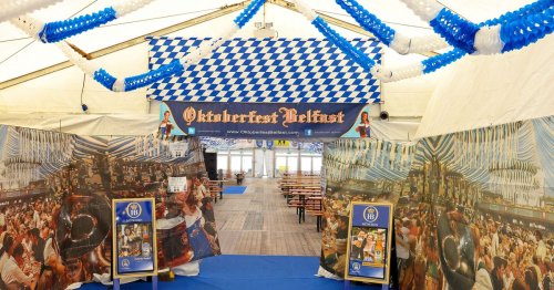 Oktoberfest Belfast: See inside the set-up for this year's festival at Custom House Square