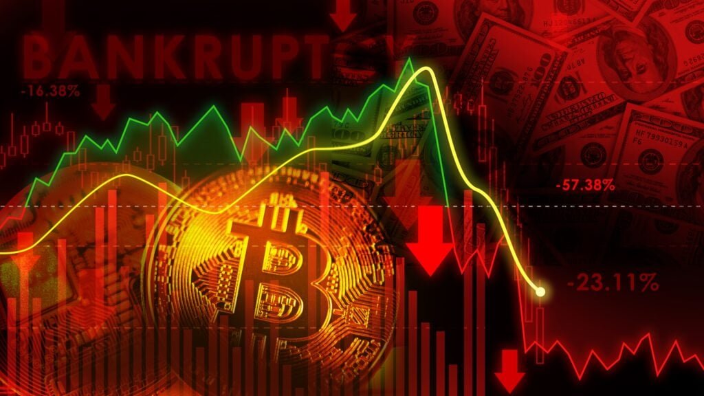 Crypto Market Dives As Liquidations Jump 107%