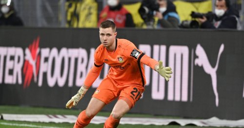 Kommt aus Leverkusen: Lennart Grill soll beim 1. FC Union Frederik Rönnow Druck machen