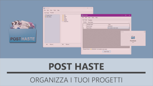 Post Haste: organizza i tuoi progetti