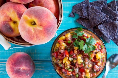 Peach salsa, the key ingredient for any fresh summer dish