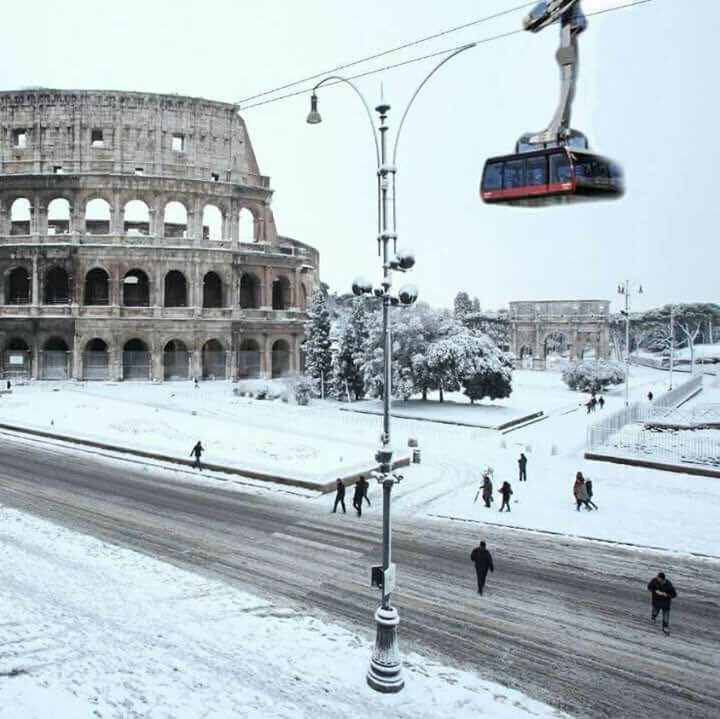 11 Stunning Photos of Rome Covered in the Snow — Best Life