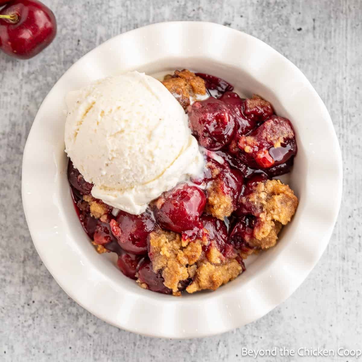 Cherry Crumble