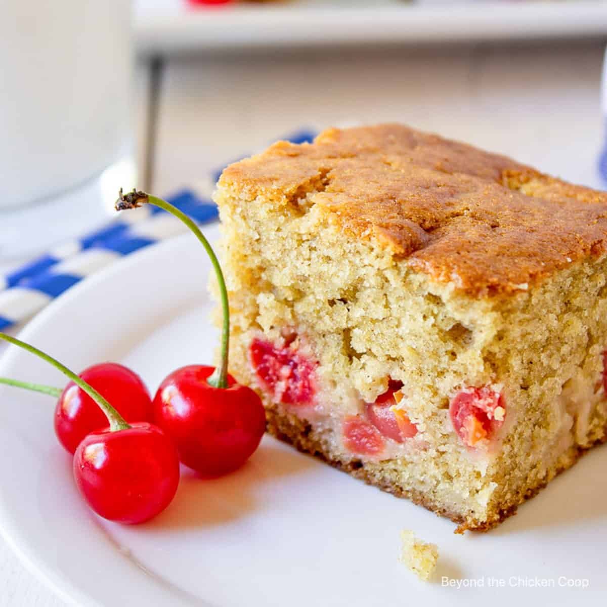 Cherry Snack Cake