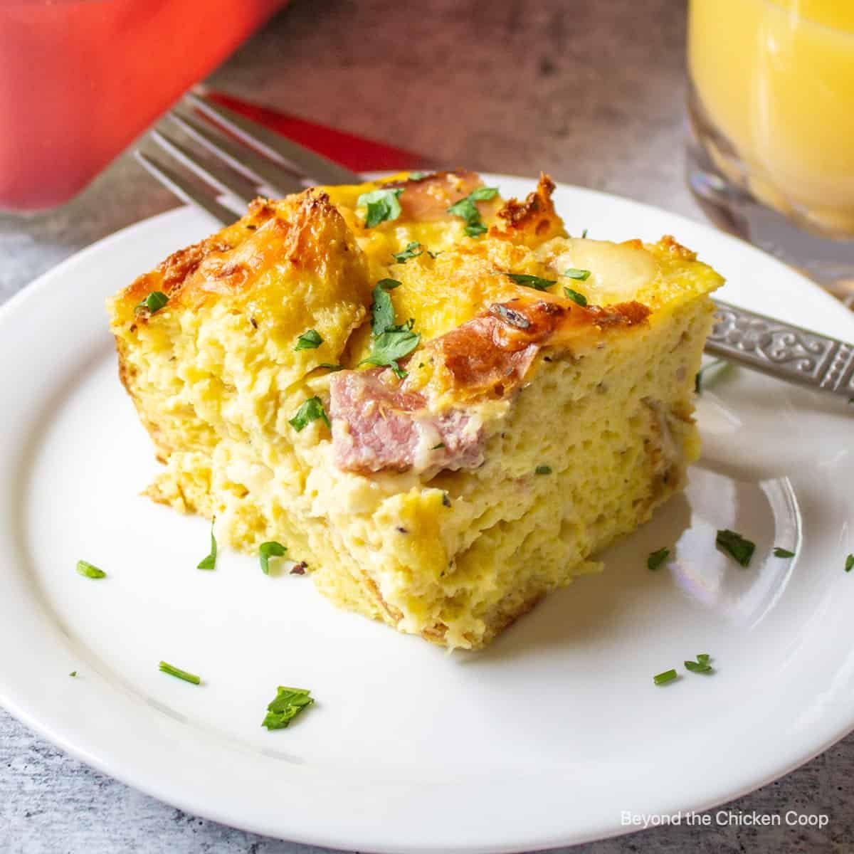 Ham and Cheese Strata