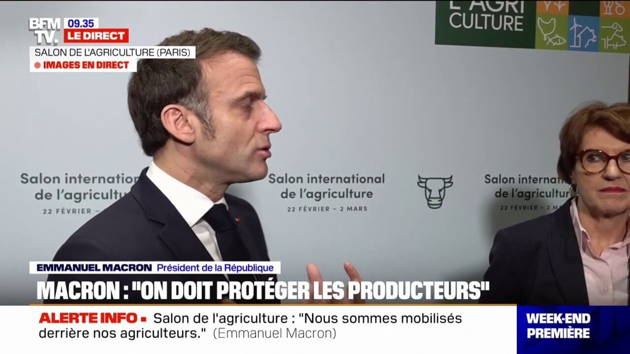 Accords de libre-échange entre l’Union européenne et le Canada: « Je suis favorable à la ratification du CETA », déclare Emmanuel Macron au Salon de l’agriculture
