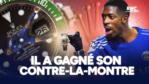 PSG : 30 buts marqués, à lui les "Patek et Rolex"... Dembélé a réussi son contre-la-montre !