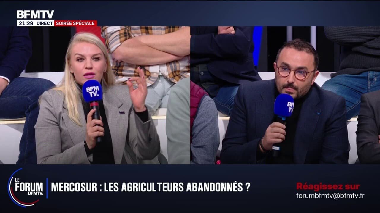 FORUM BFM – Colère agricole: « Il faut arrêter de dire que vous aimez le monde paysan et faire tout le contraire »: échange tendu entre un restaurateur et Hélène Laporte, députée RN
