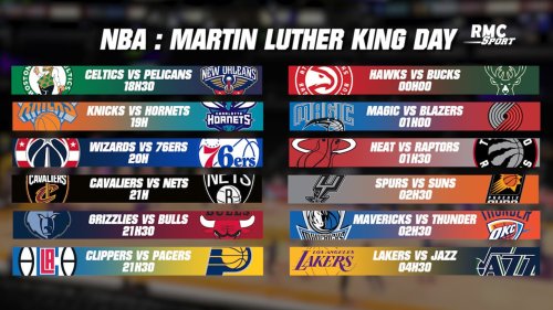 NBA : Le programme du Martin Luther King avec Grizzlies - Bulls et Lakers - Jazz
