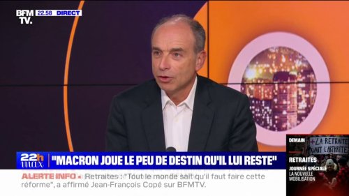 Jean-François Copé: "Ce qui fait la grandeur d'un dirigeant politique, c'est de prendre des décisions bonnes pour la France même si le risque est d'être impopulaire sur le moment"