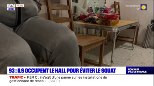 Seine-Saint-Denis: les habitants d'un immeuble occupent le hall pour éviter son squat