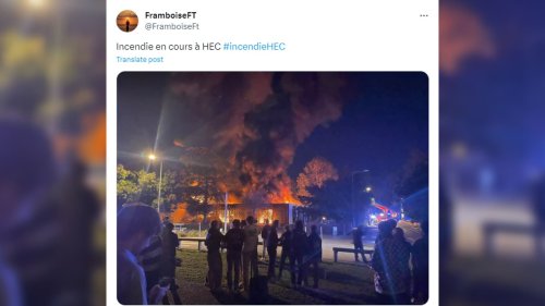 Incendie à HEC Paris: 150 personnes évacuées, l’amphithéâtre Blondeau "en grande partie détruit"