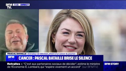 "Aujourd'hui, je suis en rémission": l'animateur Pascal Bataille parle de son cancer du poumon
