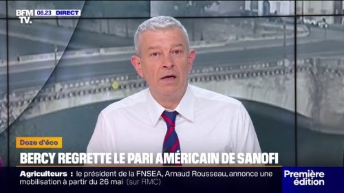 Le ministre de l'Économie déplore l'investissement de 20 milliards de dollars annoncé par Sanofi aux États-Unis
