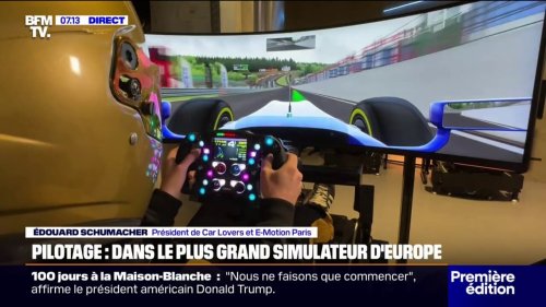 Immersion dans le plus grand simulateur de pilotage d'Europe qui vient d'ouvrir ses portes à Paris