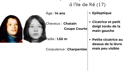 Charente-Maritime: elle lance un appel à témoins 44 ans après la disparition de sa fille