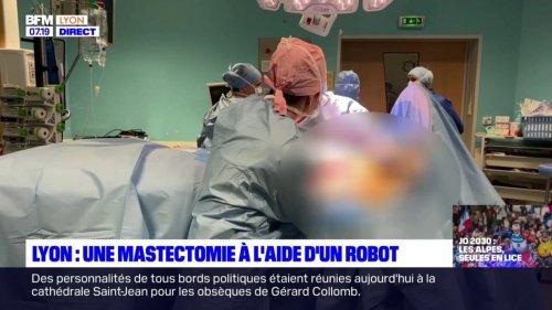 Lyon: une mastectomie à l'aide d'un robot