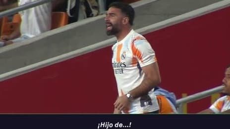Barça-Real: les insultes lancées par Dani Carvajal à l'arbitre depuis les tribunes