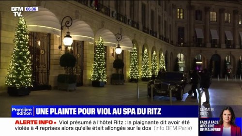 À Paris, une femme dépose plainte pour viol lors d'un massage au Ritz