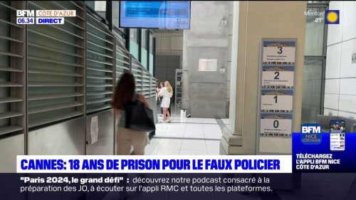 Cannes: 18 ans de prison pour le faux policier reconnu coupable de viols