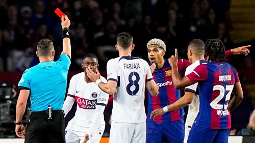 Barça-PSG: arbitrage "suspect", célébration sans "modération" de Mbappé... La presse catalane amère après l'élimination barcelonaise