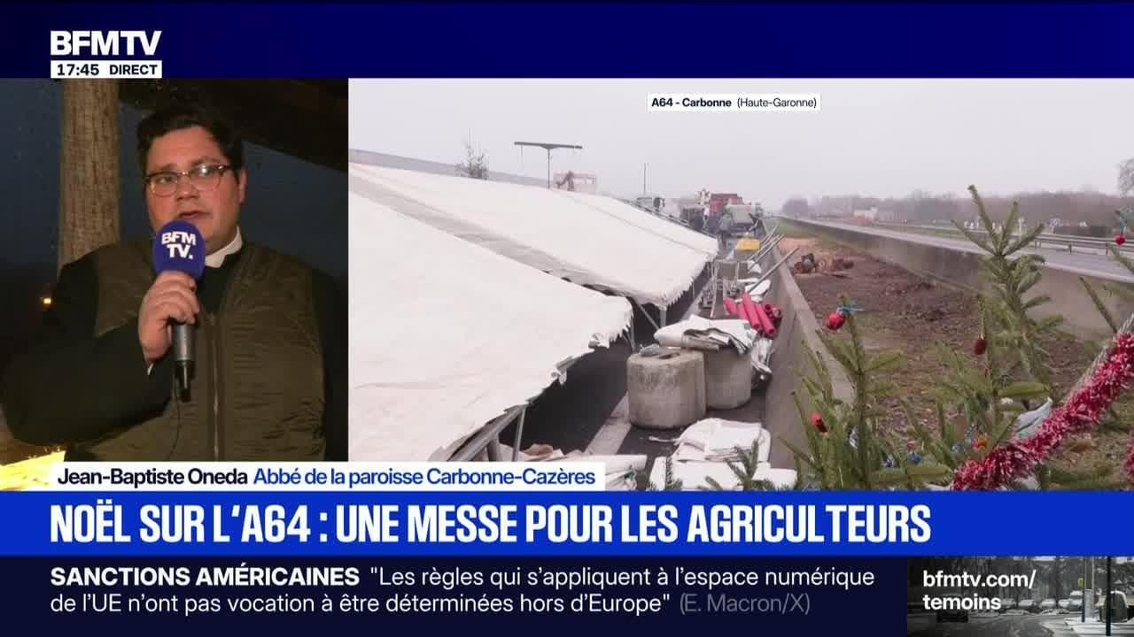 Marshall Truchot : Noël sur l’A64, une messe pour les agriculteurs – 24/12