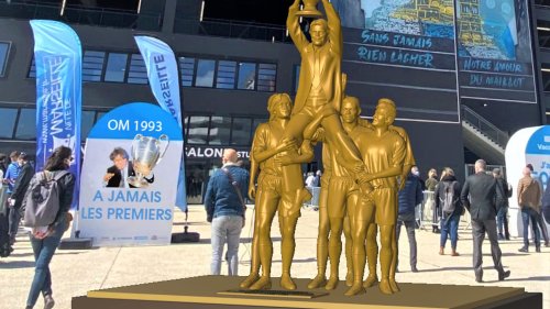 INFO BFM MARSEILLE PROVENCE. La statue de Bernard Tapie inaugurée le 16 mai devant le Vélodrome