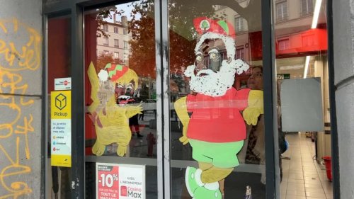 Lyon: des artistes bénévoles veulent redorer l'image de la Guillotière avec des décorations de Noël