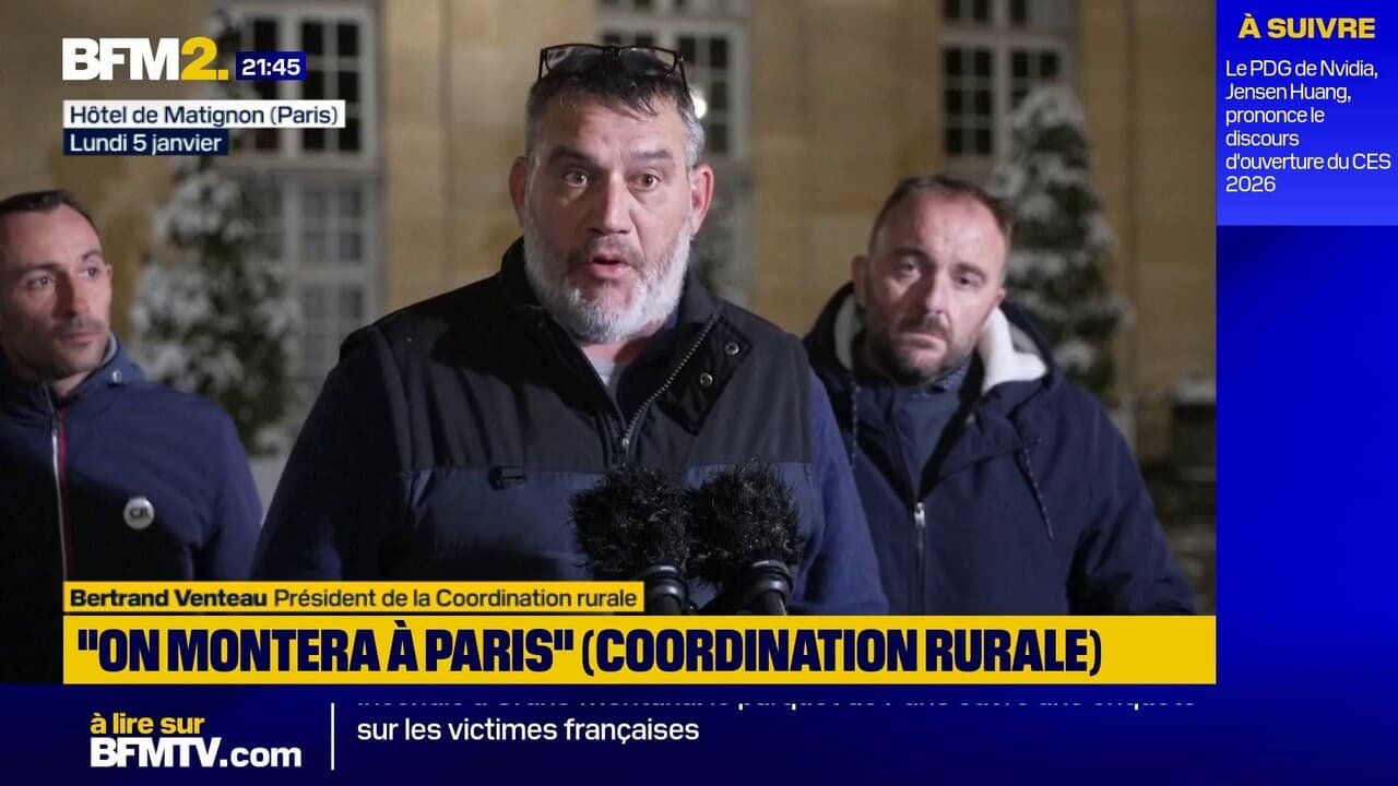 La Coordination rurale veut manifester à Paris malgré l&rsquo;interdiction des tracteurs