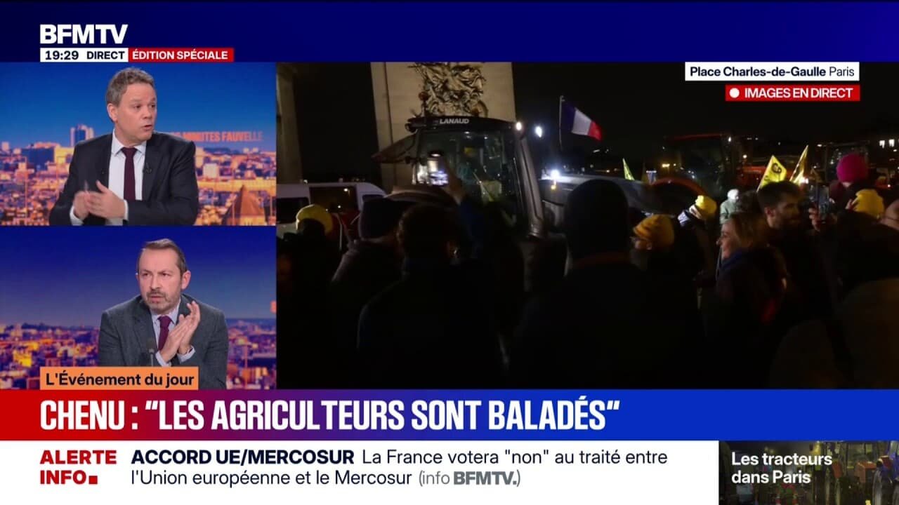 Yaël Braun-Pivet chahutée par les agriculteurs: « Elle n&rsquo;a pas à se faire maltraiter », estime Sébastien Chenu (RN)