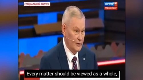 Guerre en Ukraine: à la télévision russe, un ancien militaire met en doute la victoire de son armée