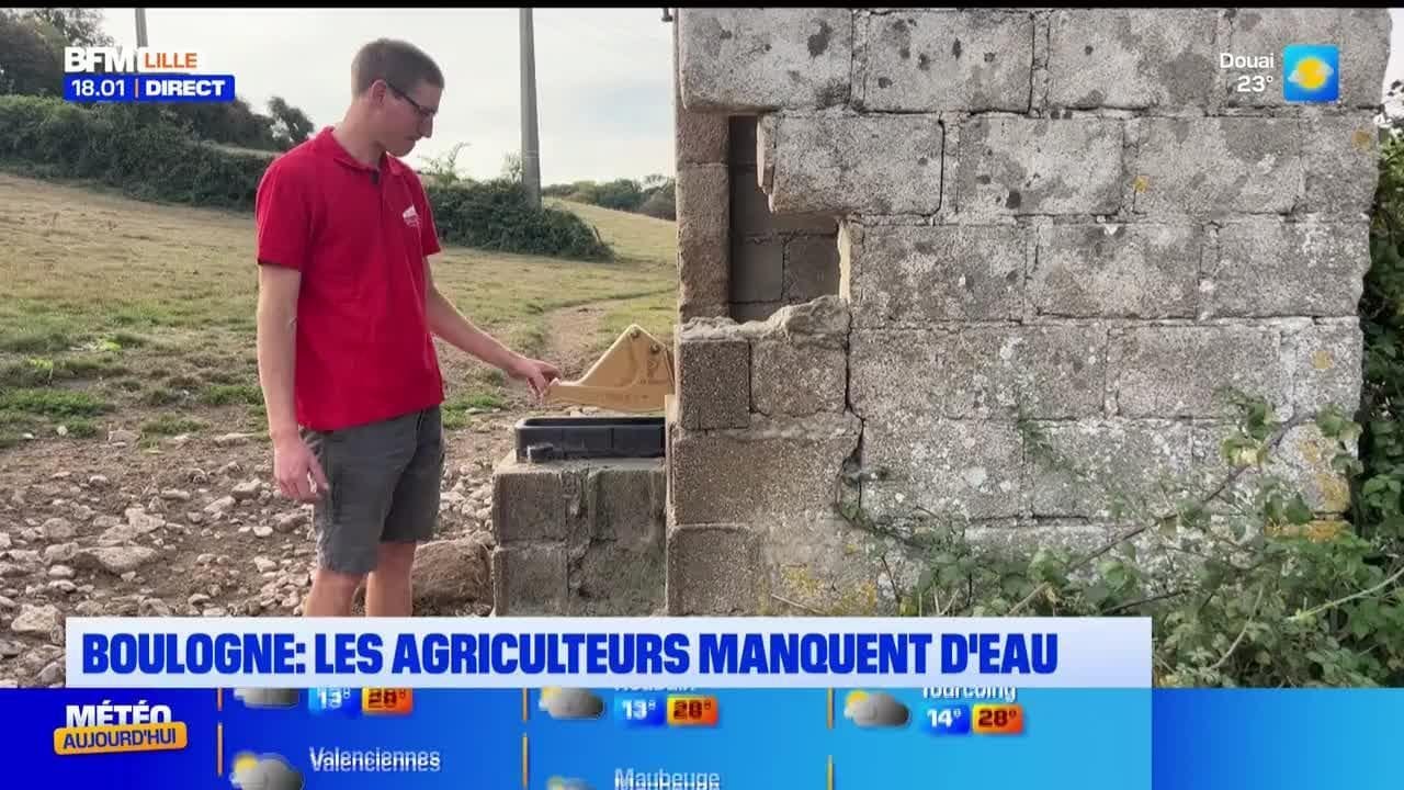 Le journal de 18h du mardi 26 août – Boulogne : les agriculteurs manquent d’eau