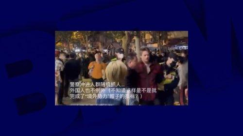 Manifestations en Chine: un journaliste de la BBC a été arrêté et frappé par la police