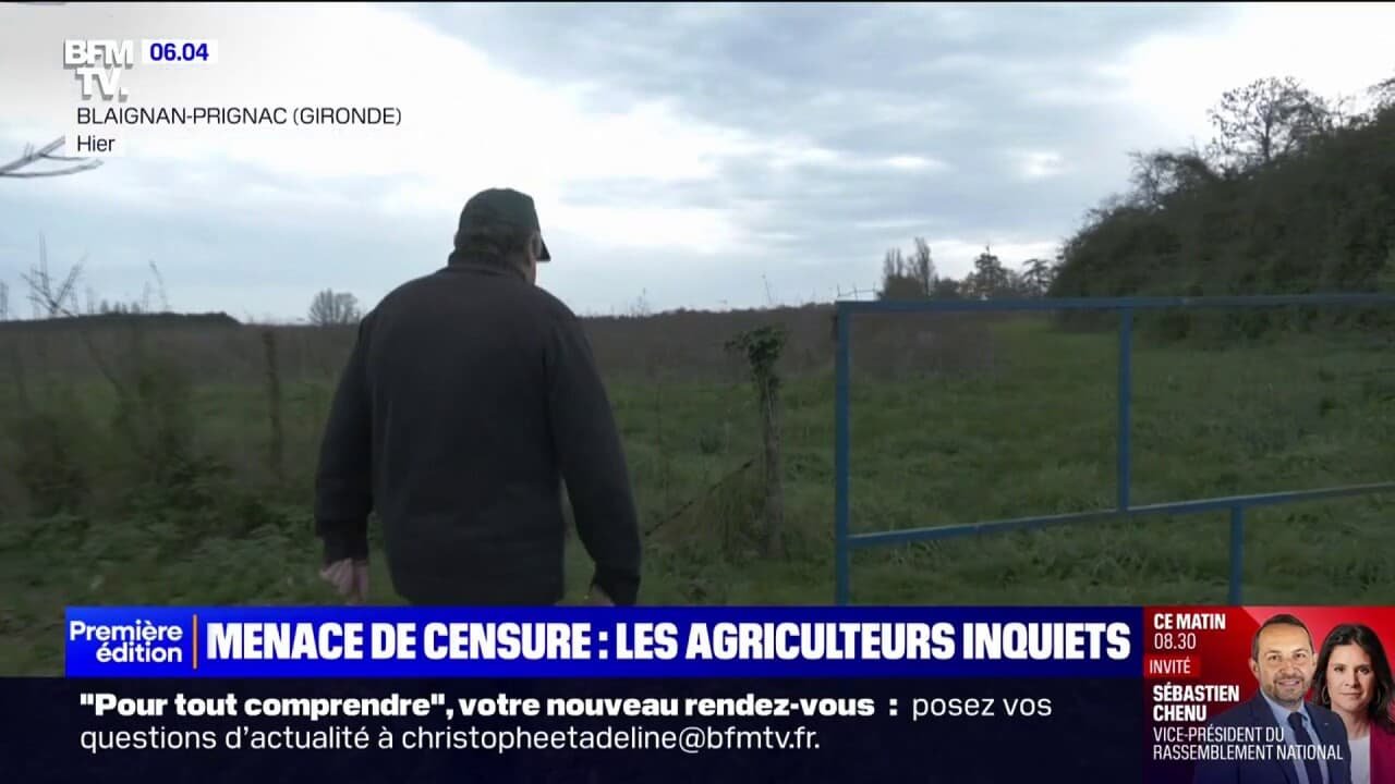 En cas de censure du gouvernement, les agriculteurs craignent l’abandon des nouvelles mesures mises en place