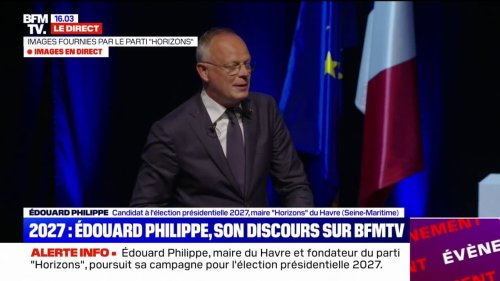 "Les discriminations que subissent nos concitoyens sont une insulte à notre République": Édouard Philippe dénonce "l'injustice" lors de son meeting à Marseille