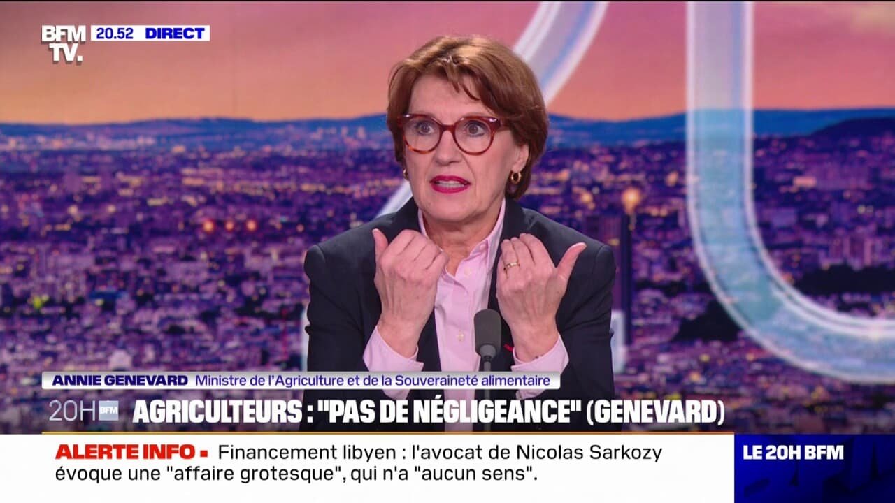 Colère agricole: « Pas de violence, pas de blocage, ne pas s’en prendre ni aux biens ni aux personnes », demande Annie Genevard