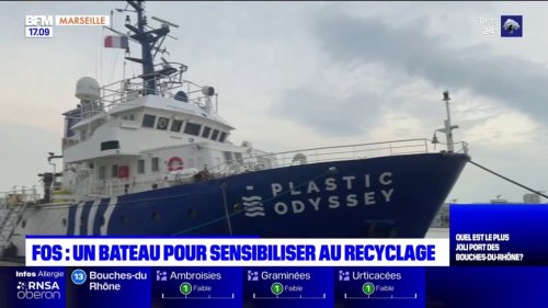 Marseille: un bateau sensibilise au recyclage et prépare son tour du monde