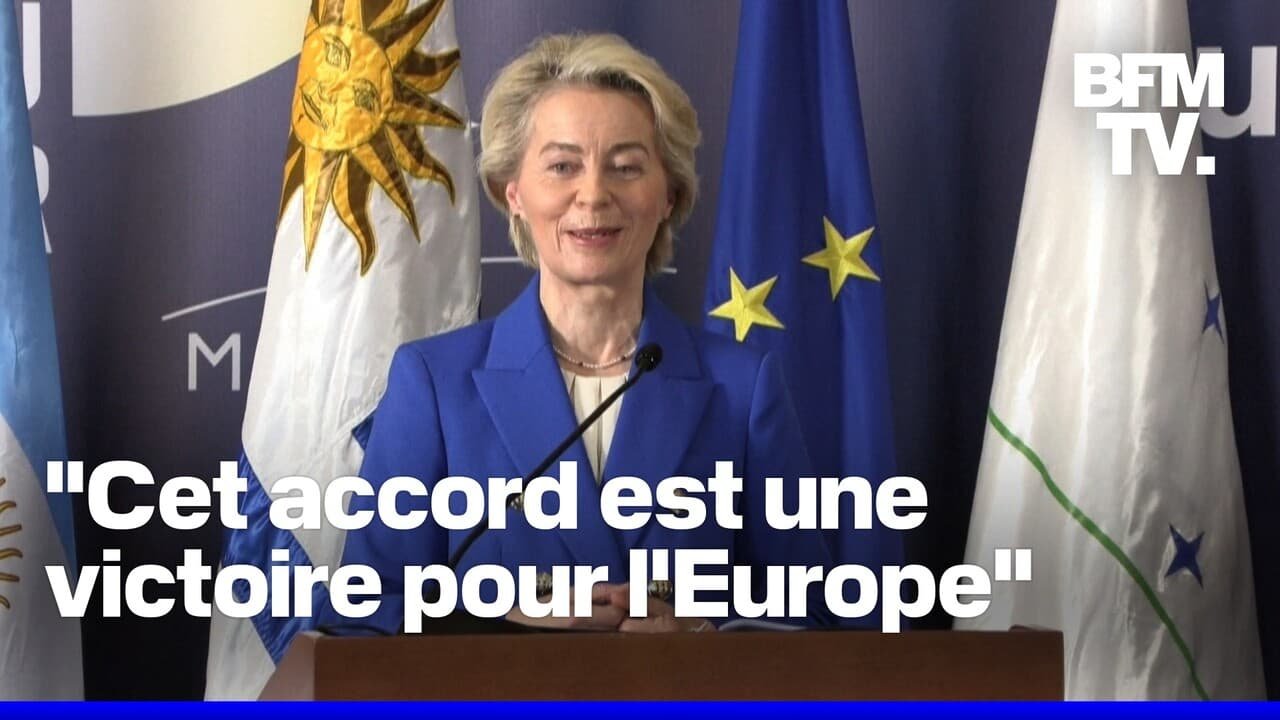 Ursula Von der Leyen annonce que l’accord entre l’UE et le Mercosur est définitivement conclu