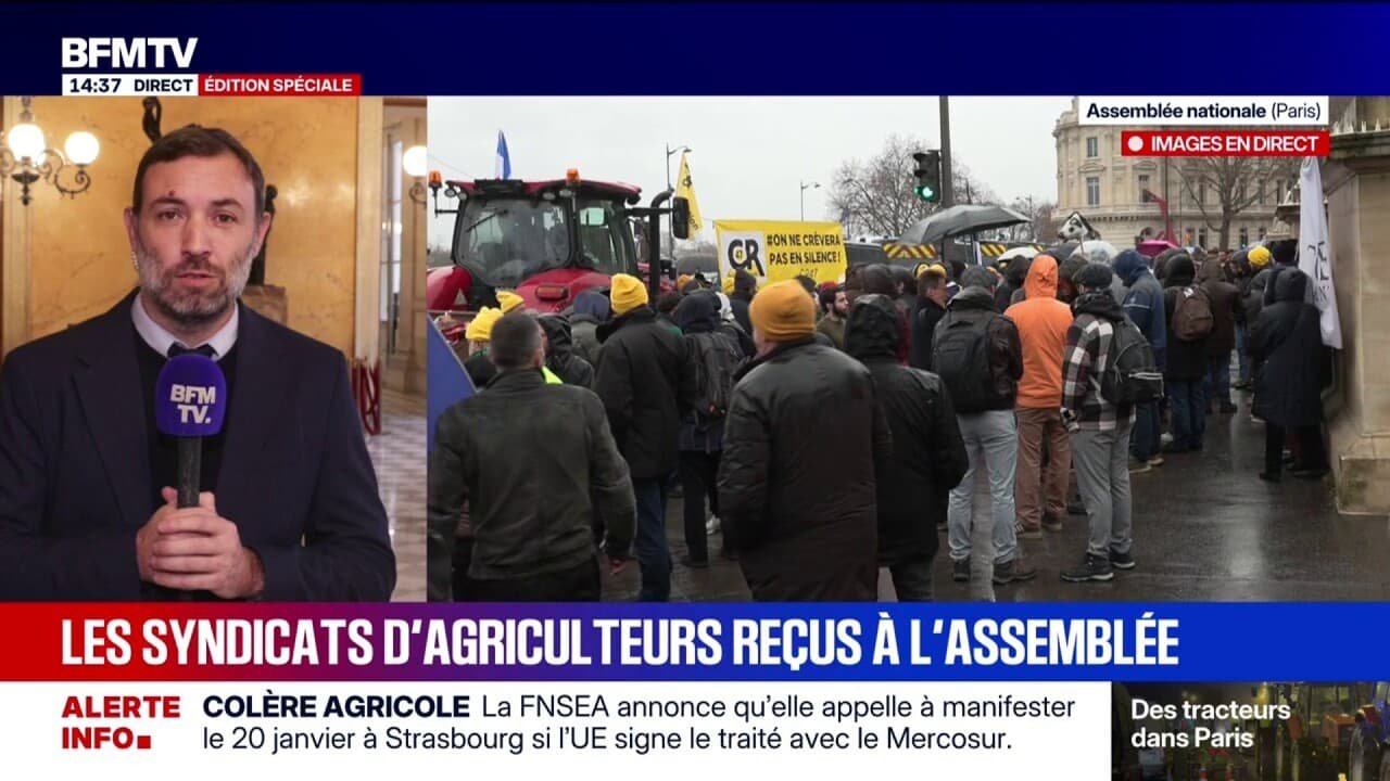 « La colère [des agriculteurs] est légitime » assure Thomas Portes, député de La France insoumise de Seine-Saint-Denis