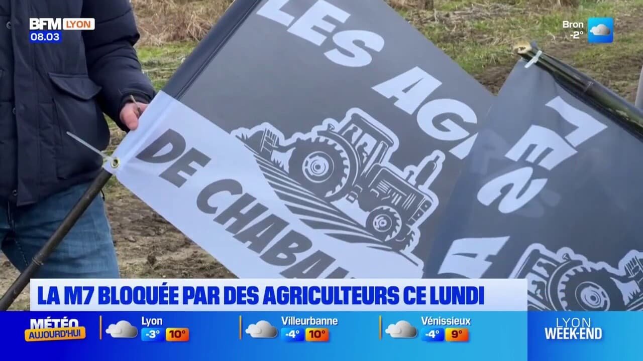 Colère des agriculteurs: un blocage de l’A450 et de la M7 prévu le 6 janvier au sud de Lyon