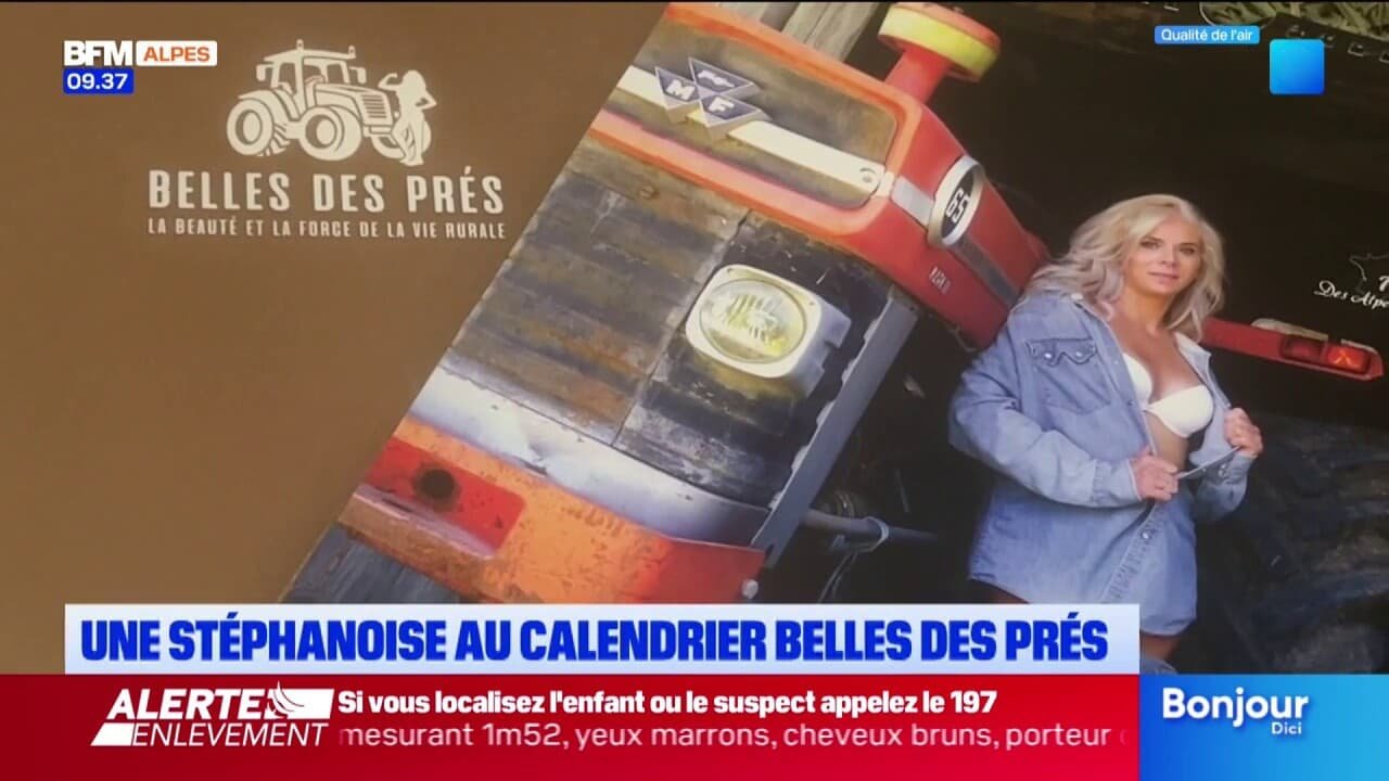 St-Etienne-les-Orgues : une éleveuse dans le calendrier « Belles des prés »