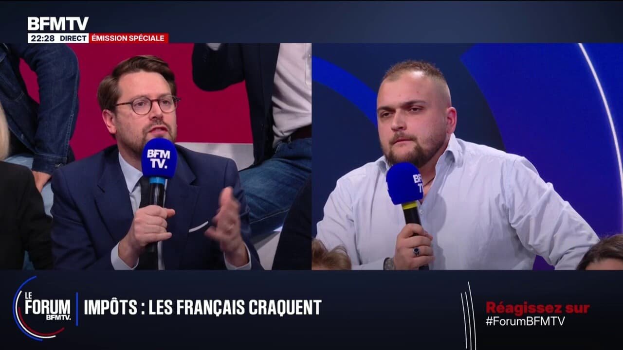 FORUM BFM – « Vous êtes le parti de la jalousie »: Samuel Ferreira, artisan dans le BTP, s’adresse à Benjamin Lucas-Lundy, député Génération.s des Yvelines