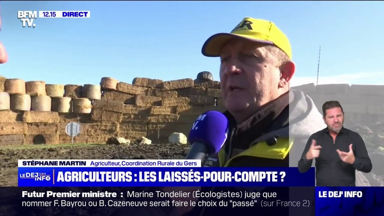 Conditions de vie des agriculteurs: « J’en perds la voix, je suis tellement fatigué », explique Stéphane Martin, agriculteur