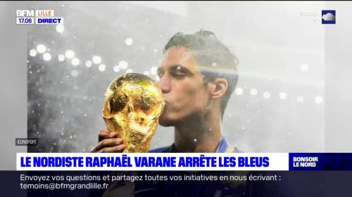 Football: le nordiste Raphaël Varane annonce la fin de sa carrière internationale