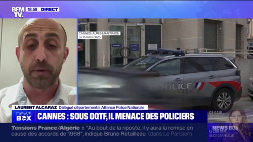 Attaque au couteau par un Marocain sous OQTF: "Nous, policiers, nous subissons la politique internationale", regrette Laurent Alcaraz (Alliance Police nationale)