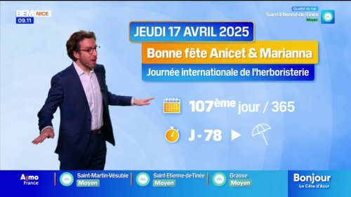 "Il fait toujours beau au-dessus des nuages" dixit Zaho de Sagazan ⚡️ Un temps pour tout ! - La météo de Colas du jeudi 17 avril