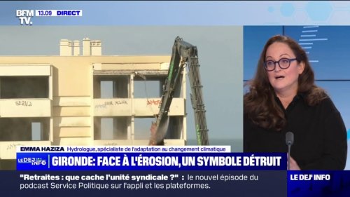 Emma Haziza, hydrologue, sur la démolition du "Signal": "Certains Français sont encore en train d'acheter des maisons qui n'existeront plus dans 20 ans"