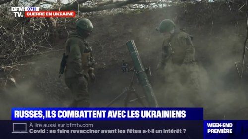 À Bakhmout, des Russes se sont engagés aux côtés des forces militaires ukrainiennes